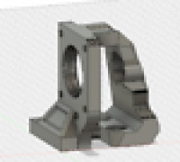 Ender 3 Pro Y Axis Double Shear Mount 3D model