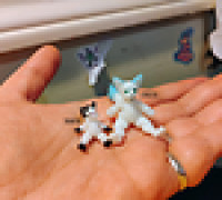 Micro Fox BJD 3D model