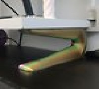 Monitor stand legs - space creators 3D model