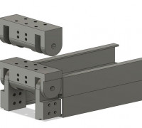 1:14 truck bed hinge 3D model