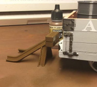 SM32/16mm gauge buffer stop. 3D model