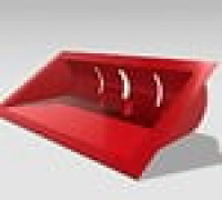 Flash warning light mounts (mockup only) 3D model