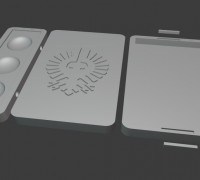 Golden Eagle mini wet pallet 3D model