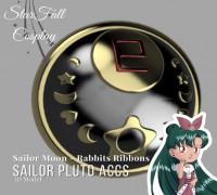 Pluto Rabbit Ribbon Cosplay Accessories 3D model