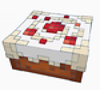 Minecraft Cake (Textured) 3D model