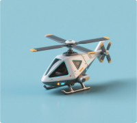 Micro helicopters 3D model