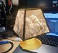 Lithophany lamp 3D model