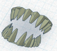 Swarmlord replacement teeth  3D model