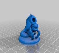 Crawler with cannon 3D model