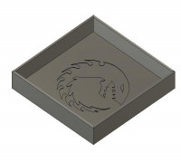 Dice Tray (Tyranid) 3D model