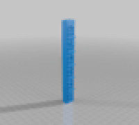 Numbered Initiative tracker with customizable flags 3D model