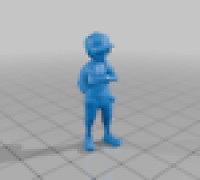 Pokemon Trainer Elio 3D model