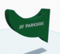 Parkside tool mount 3D model