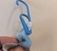 Towel clamp hook 3D model