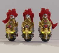 Royal Janitor Helmets - builder 3D model