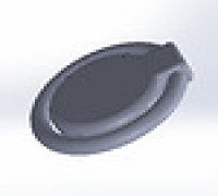 Smartphone Finger Ring Holder 3D model