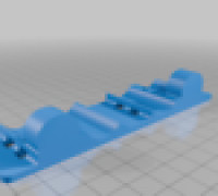 MC4 Parallel connector bracket - Remix 3D model