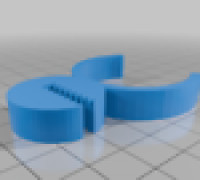 A clamp for holding something round 3D model