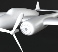 Airplane Fokker Dixieland 3D model