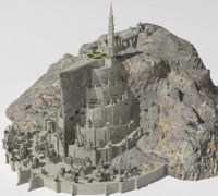 Minas Tirith 3D model