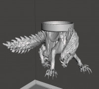 D&D Mount - Odogaron Remix 3D model