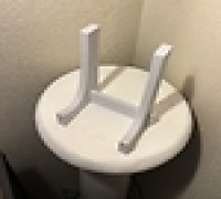 Vinyl Record Display Stand 3D model