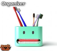Funny Toothbrush & Small Items Organizer 3D model