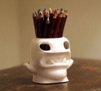 Pencilpot Monster 3D model