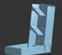 Dice Tower foldable 3D model