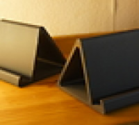 Simple Customizable Book Stand 3D model