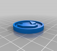 Valorant logo key chain  3D model