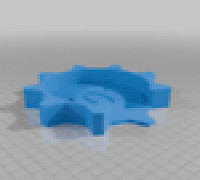 Fallout Coaster Holder 3D model