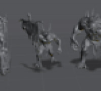 AI Generated Undead 3D model