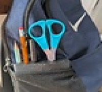 Pencil Holder for Backpack 3D model
