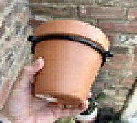 Universal Hanging Planter Ring 3D model