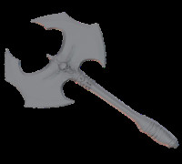 Axe - DOOM Hi-Poly 3D model