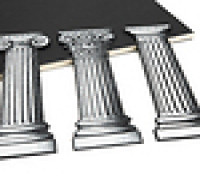 Classical Columns Bookmarks 3D model