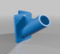 90 Degree Flag Holder 3D model