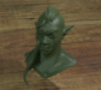 Orc Bust 3D model