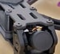 xl10 v6 FPV Camera Mount 3D model