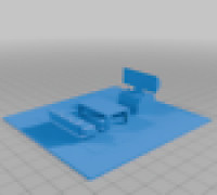 Mini Living Room 3D model