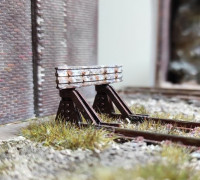00 Gauge Compact Buffer Stops V2 Metal 3D model