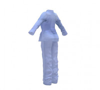 Light blue pajamas 3D model