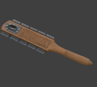 Macuahuitl 3D model