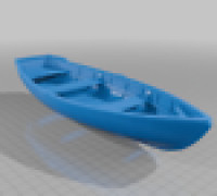 Old boat 3D model