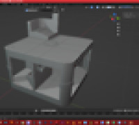 Phykea End Table - Full sized Left table 3D model