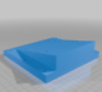 Simagic Alpha higher rise base mount 3D model