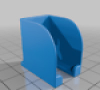 Simple Suction Mounted Individual Toothbrush Holder 3D model