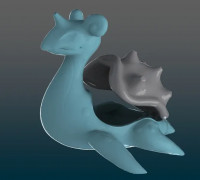 Pokémon candy bowl (lapras) 3D model