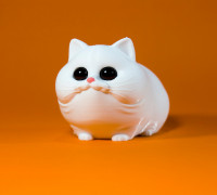 Chubby Cat (No Supports Required) 3D model